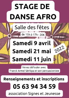 Illustration de « Stage Danse Afro »