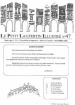 Le petit Lauzertin N°47 – Octobre 2001