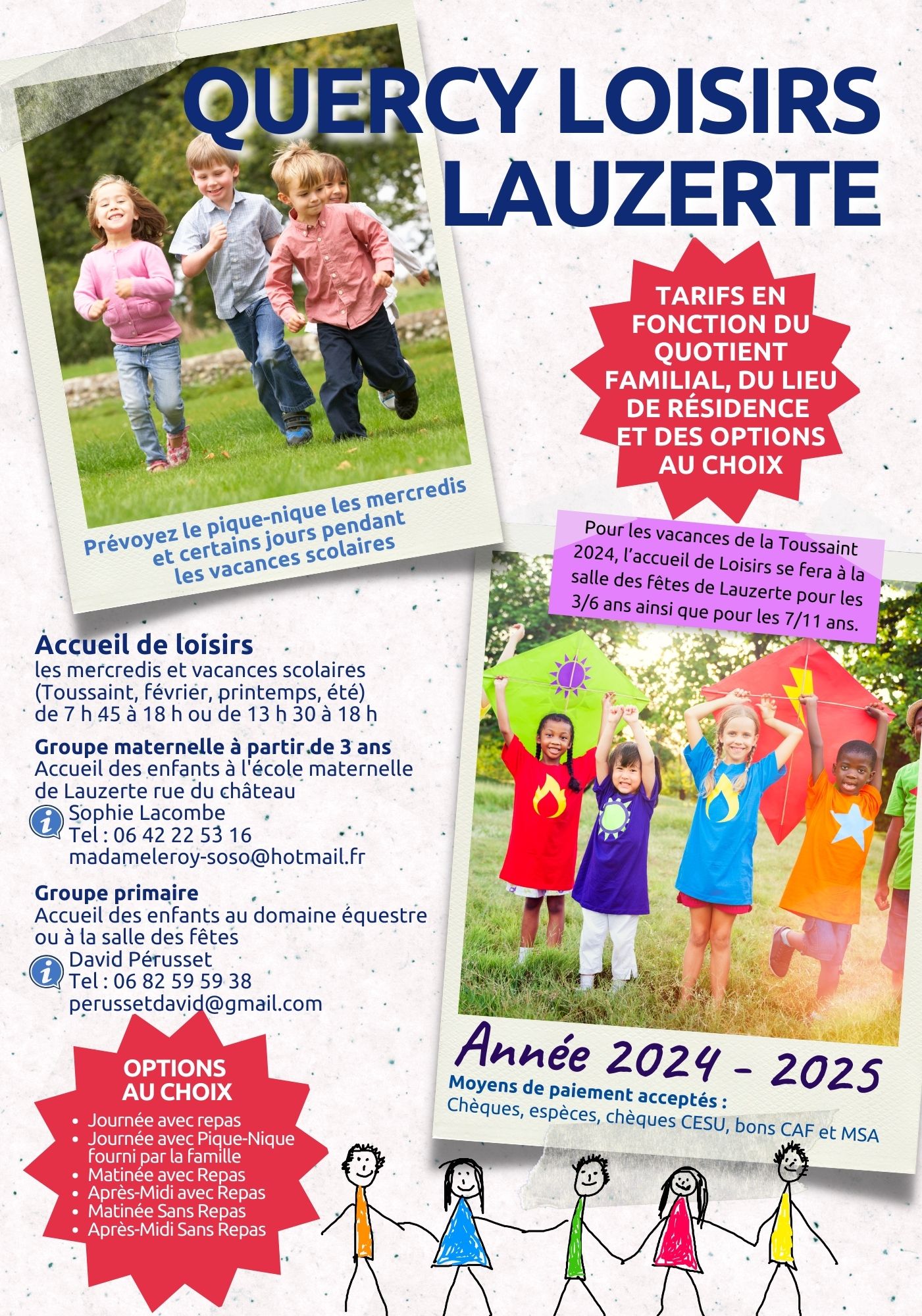 Centre de loisirs Lauzerte 2024-2025