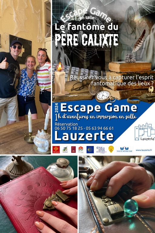 Visiter lauzerte escape game le fantôme du Père Calixte