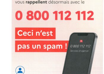 Le N° 0 800 112 112 n'est pas un SPAM. C'est un no utilisé par les services d'urgence pour rappeler les personnes.