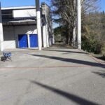 Gymnase de Lauzerte entrée extérieure