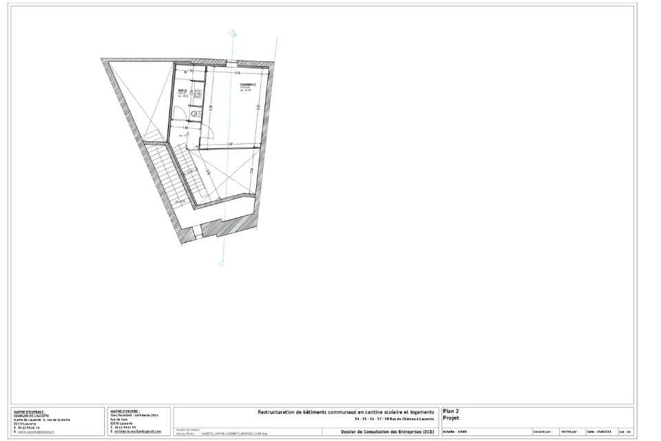 Projet nouvelle cantine Lauzerte Projet appartements 2