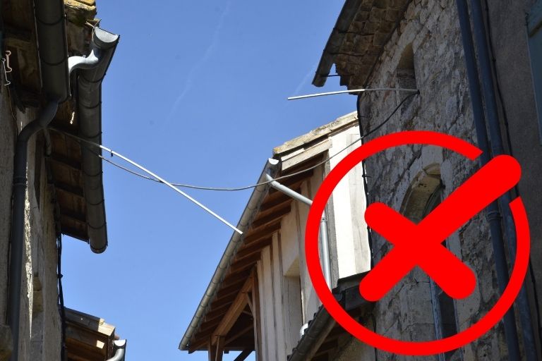 Attention lors de l'installation de la fibre
