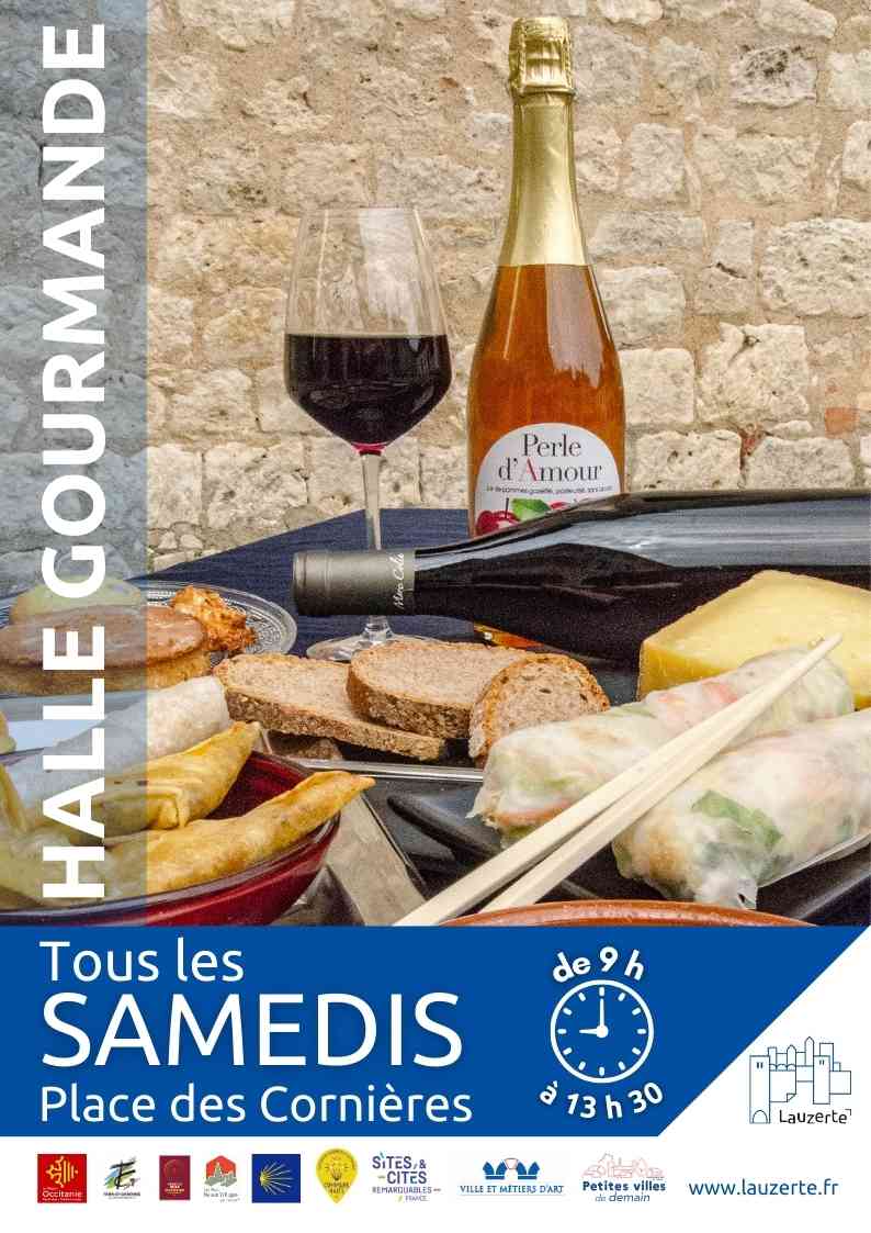 Halle Gourmande sur le marché du samedi