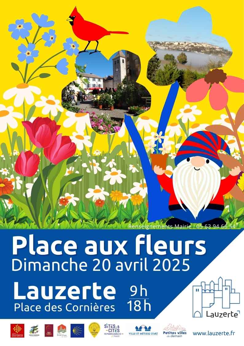 Affiche Place aux Fleurs 2025