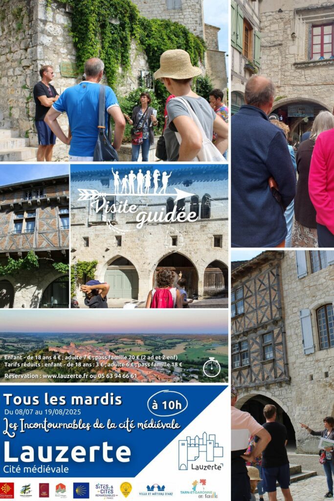 Visite guidée de la cité médiévale de Lauzerte