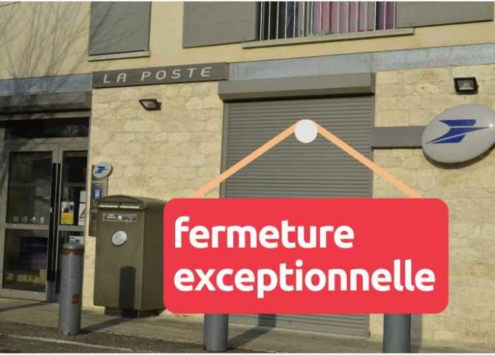 Fermeture exceptionnelle de la poste Lauzerte