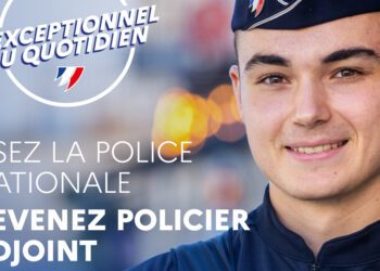 Affiche devenez policier adjoint