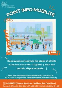 Point info Mobilité Lauzerte - Affiche