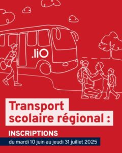 Transport scolaire LIO rentrée 2025-2026