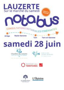Affiche Notabus Lauzerte