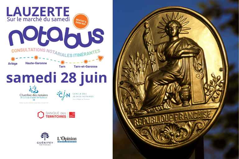 Bannière Notabus consultation notaire Lauzerte