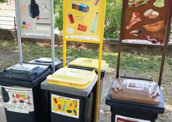 bacs de tri pour les manifestations