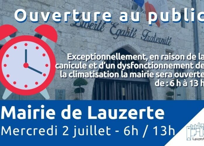 mairie horaire canicule