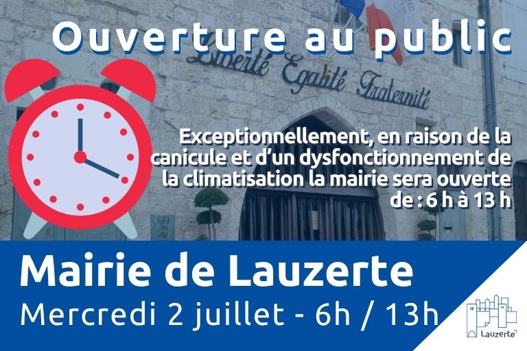 mairie horaire canicule
