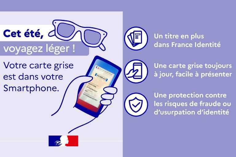 carte grise sur France Identité