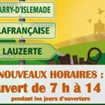 Affiche changement horaire déchèterie SIEEOM