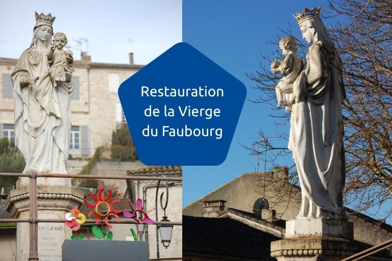 Vierge à l'enfant faubourg de Lauzerte