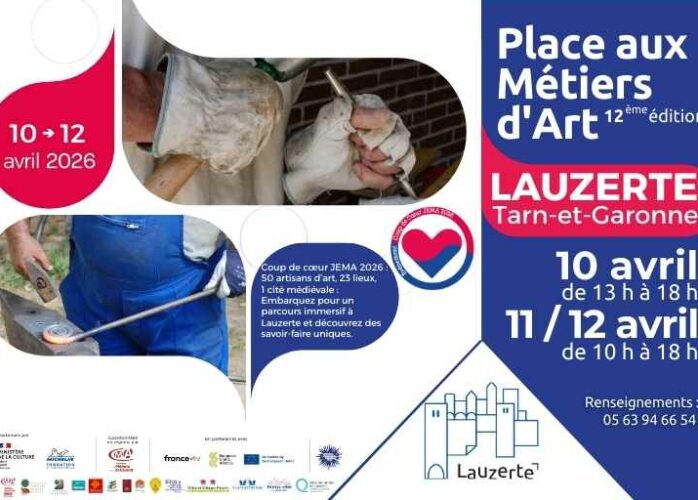 Annonce Place aux Métiers d'Art 2026 Lauzerte