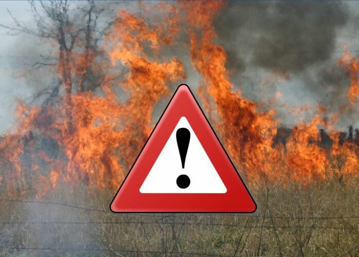 Attention risque de feu