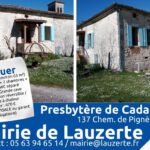 Affiche location presbytère de Cadamas