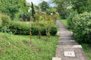 Jeu de l'oie au Jardin du pélerin