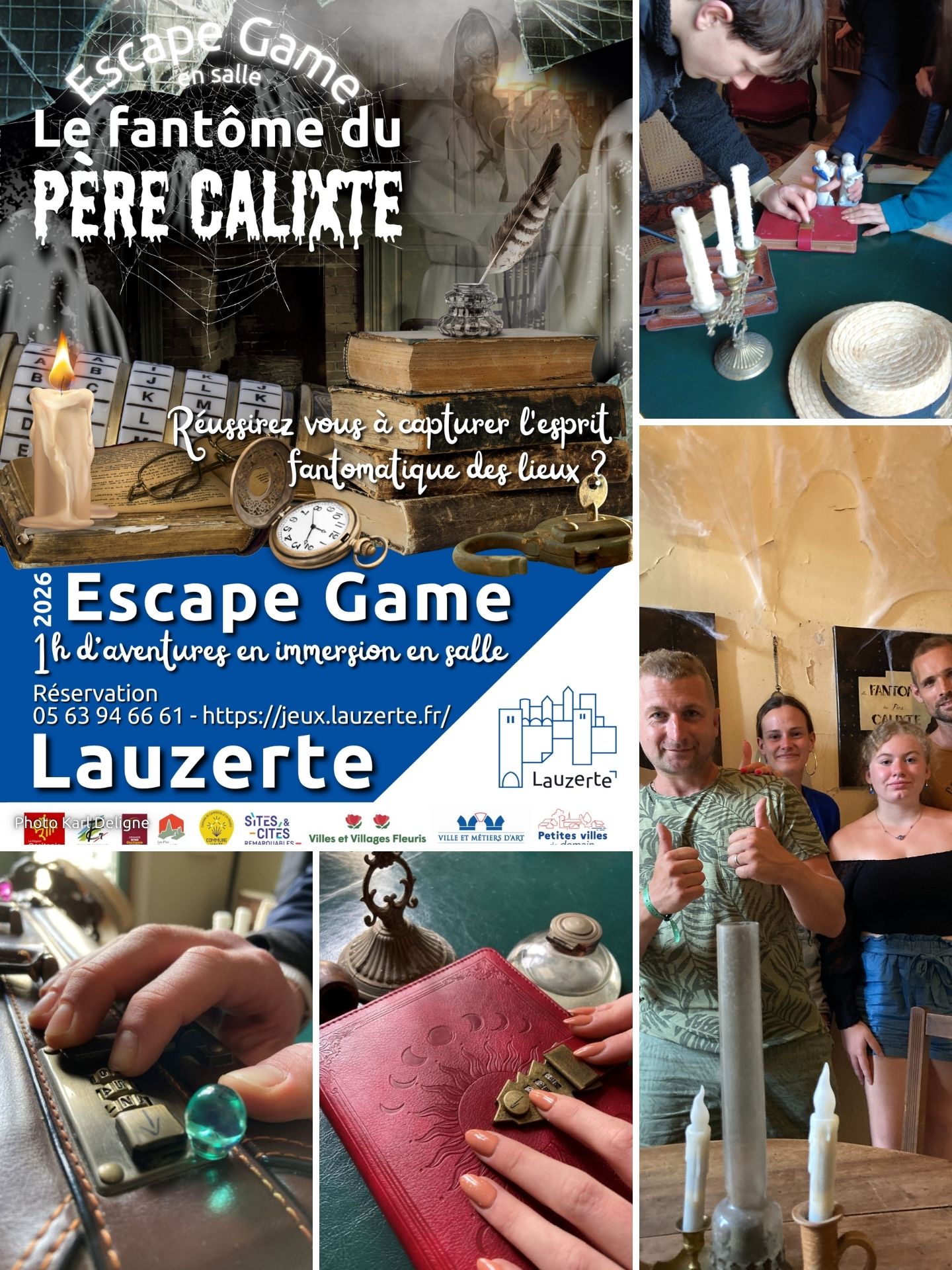 Escape game lauzerte le fantôme du Père Calixte