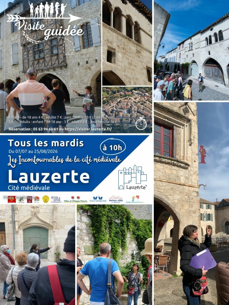 Visite guidée Lauzerte été