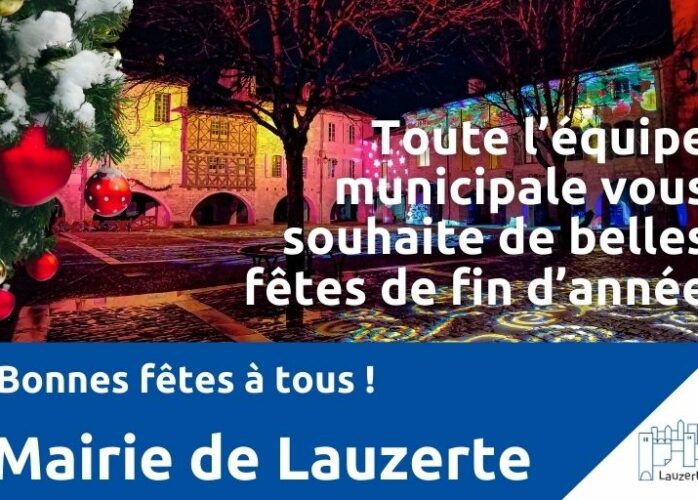 Bonnes fêtes à Lauzerte