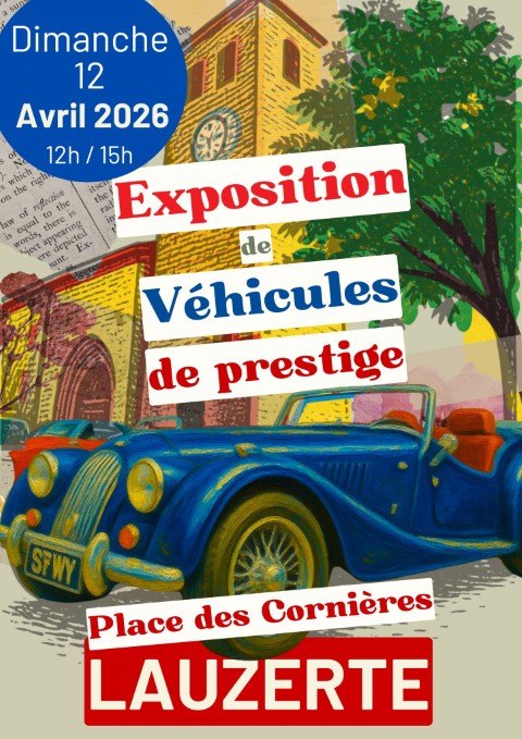 Exposition des véhicules de prestige pour Place aux Métiers d'Art 2026