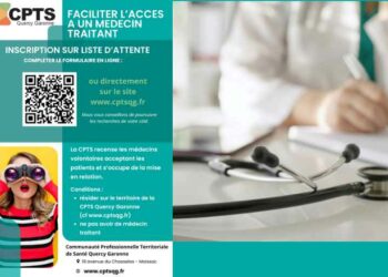Liste d'attente médecin traitant CPTS Quercy Garonne