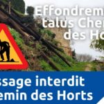 Interdiction passage chemin des Horts Lauzerte