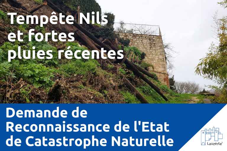 Reconnaissance Catastrophe Naturelle tempête Nills Lauzerte