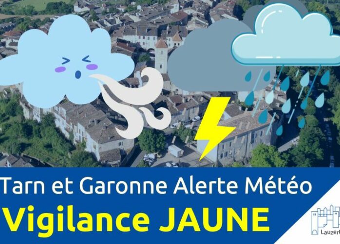 vigilance orage pluie Lauzerte