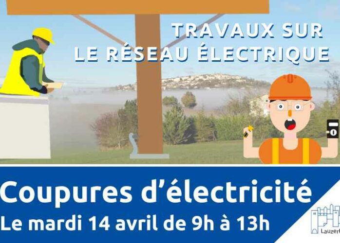 Coupure électrique 14 avril Lauzerte