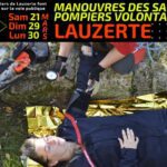 Annonce des manœuvres des dapeurs pompiers de Lauzerte