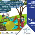 Recensement des embâcles à Lauzerte