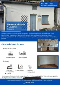 A louer à Lauzerte