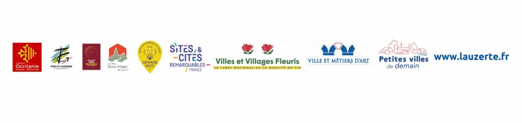 Bandeaux logos Lauzerte