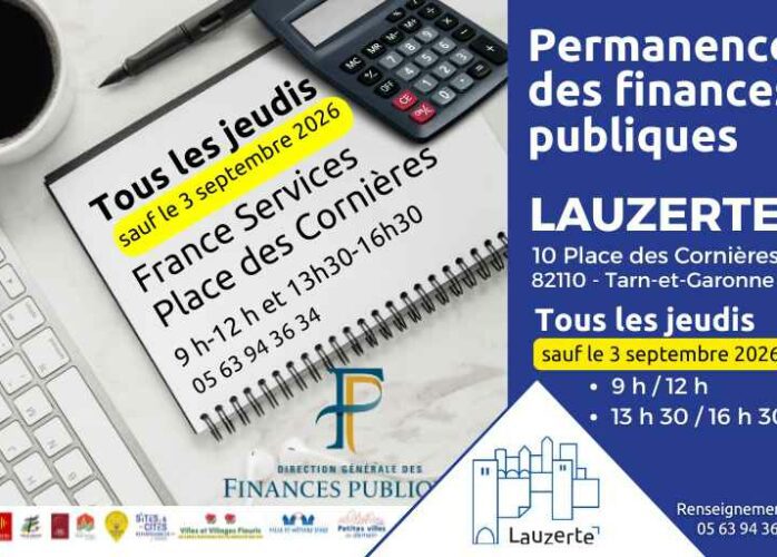 Permanence des finances publiques Lauzerte