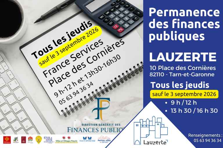 Permanence des finances publiques Lauzerte