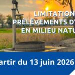 Limitation des prélèvements d'eau