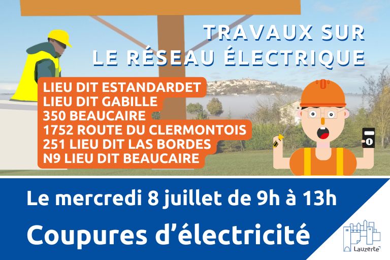 coupures courant 8 juillet 2026