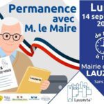 permanence Maire Lauzerte 14 septembre