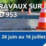 travaux sur RD 953 site