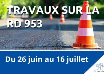 travaux sur RD 953 site