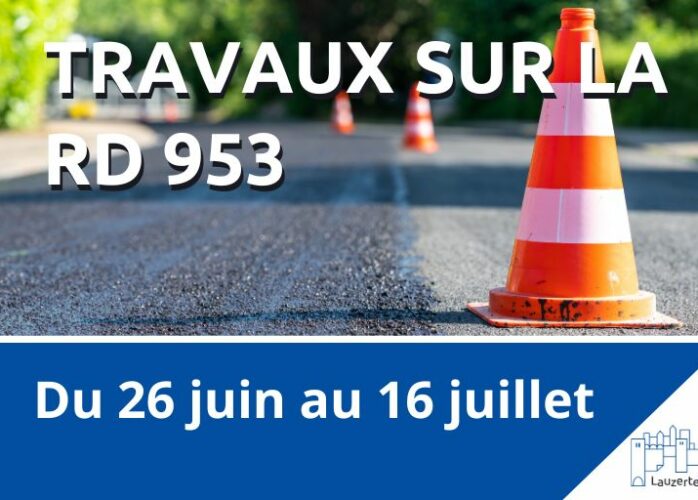 travaux sur RD 953 site