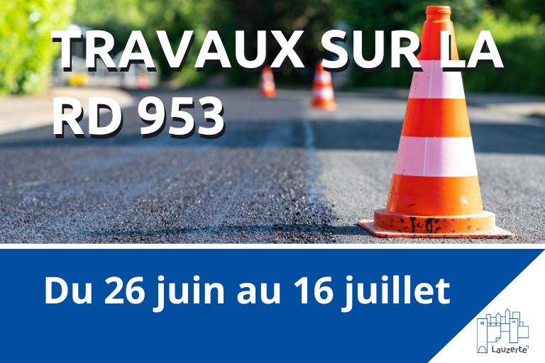 travaux sur RD 953 site