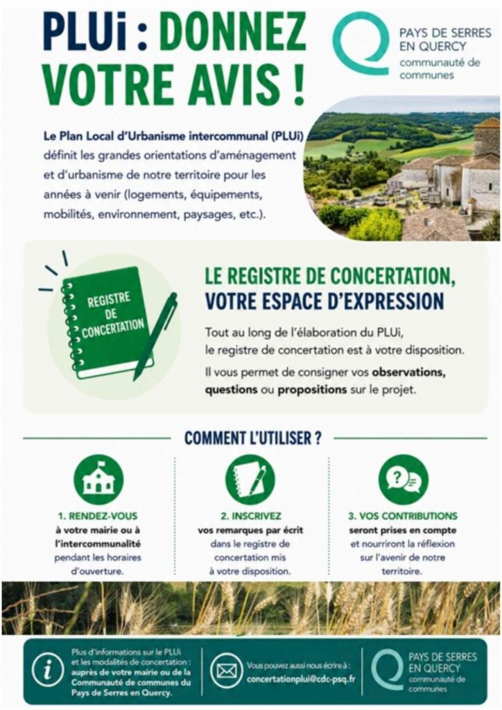 Concertation PLUI Lauzerte